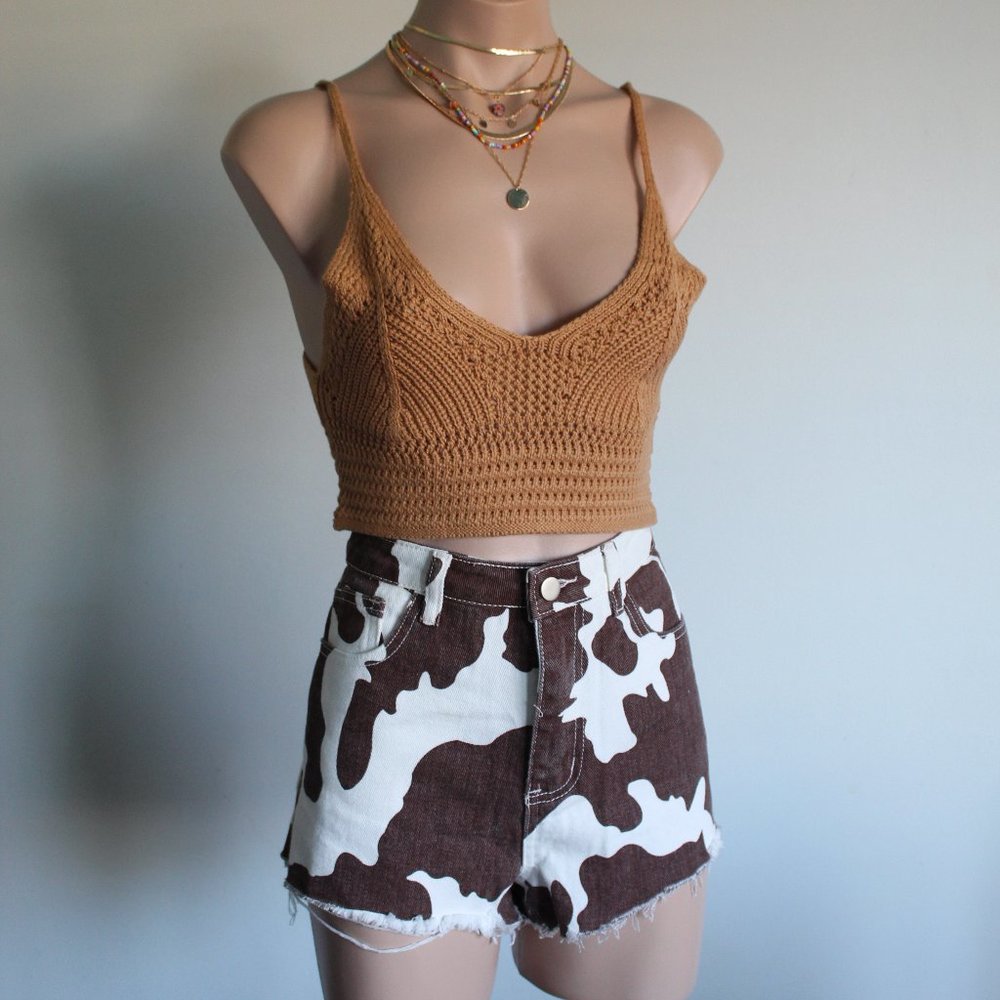 🚨LAST ONE// Peanut butter Crochet top - Picture 11 of 11